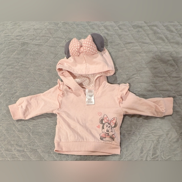 Pink Baby Outfit Set with Minnie Mouse Design - Picture 3 of 4